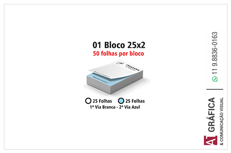 Blocos E Talões Autocopiativo   56g 30x21 1x0 5000 Un