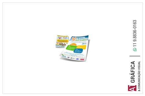 Panfletos, Flyers E Folhetos Couche Brilho   90g 15x21 4x4 200 Un